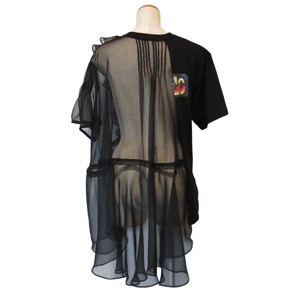 sacai シフォンドッキング切り替えTシャツ 【公式通販】