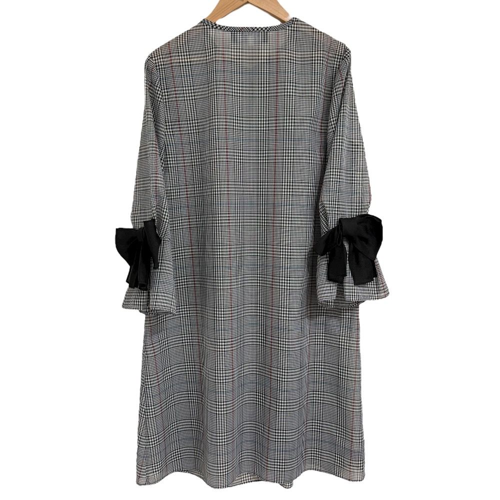 未使用✨【ADORE アドーア】ジャケット 7分袖 丸首 リネン グリーン 38