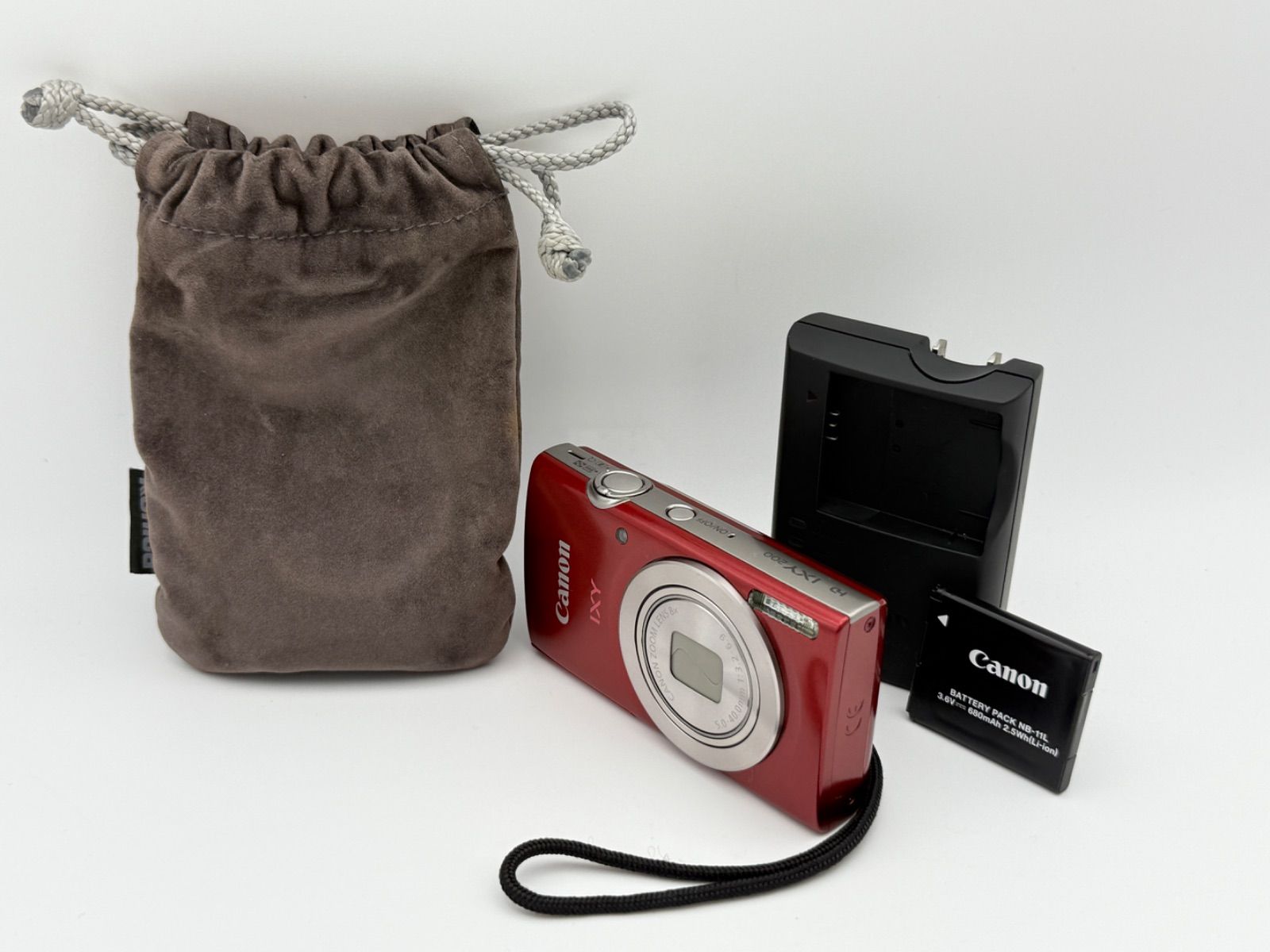 美品】CANON IXY 200 RED(レッド/赤) キャノン イクシー デジタル