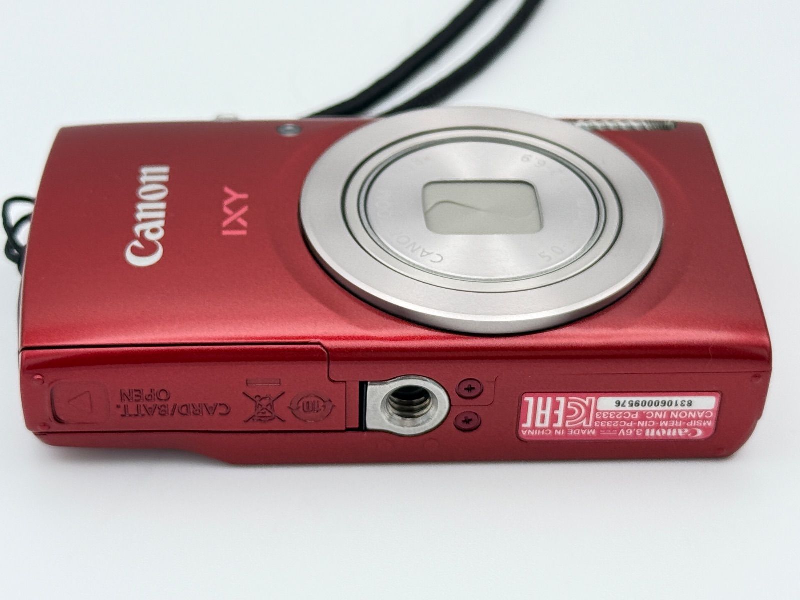 美品】CANON IXY 200 RED(レッド/赤) キャノン イクシー デジタル
