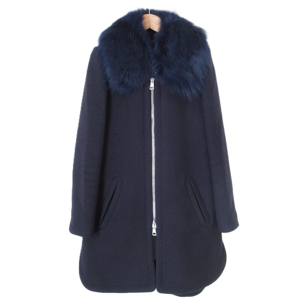 Chloe 黒コート　36 ウール製オーバーサイズ ショートコート 黒 - Chloé