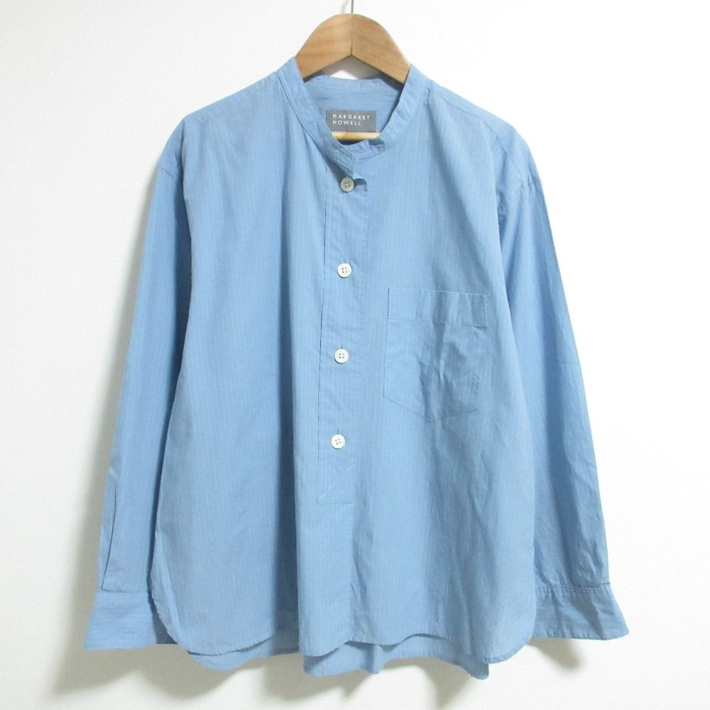 美品 25SS MARGARET HOWELL マーガレットハウエル SIMPLE STRIPE