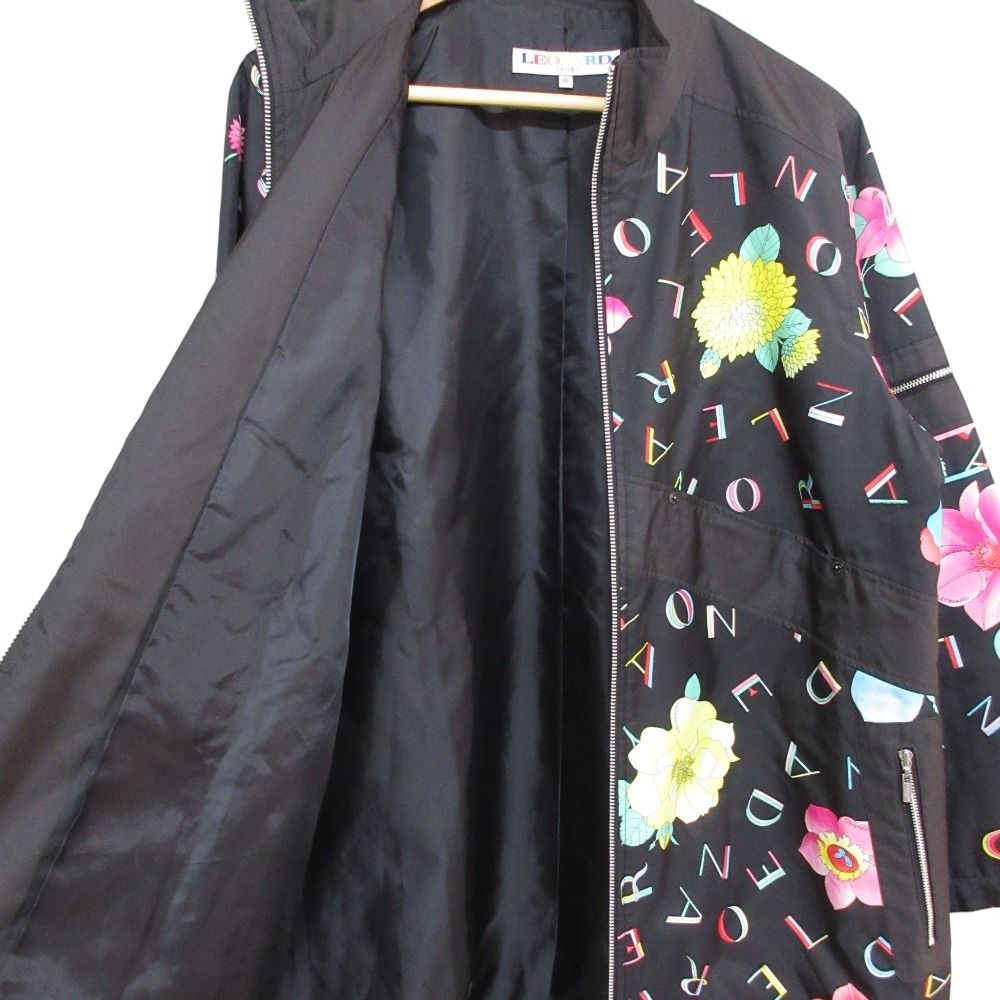 美品 LEONARD SPORT レオナールスポーツ フラワーロゴプリント パ