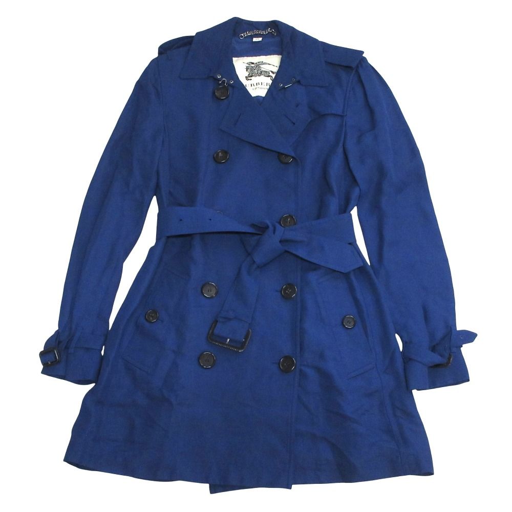 良品 BURBERRY LONDON バーバリー ロンドン シルクブレンド トレンチ