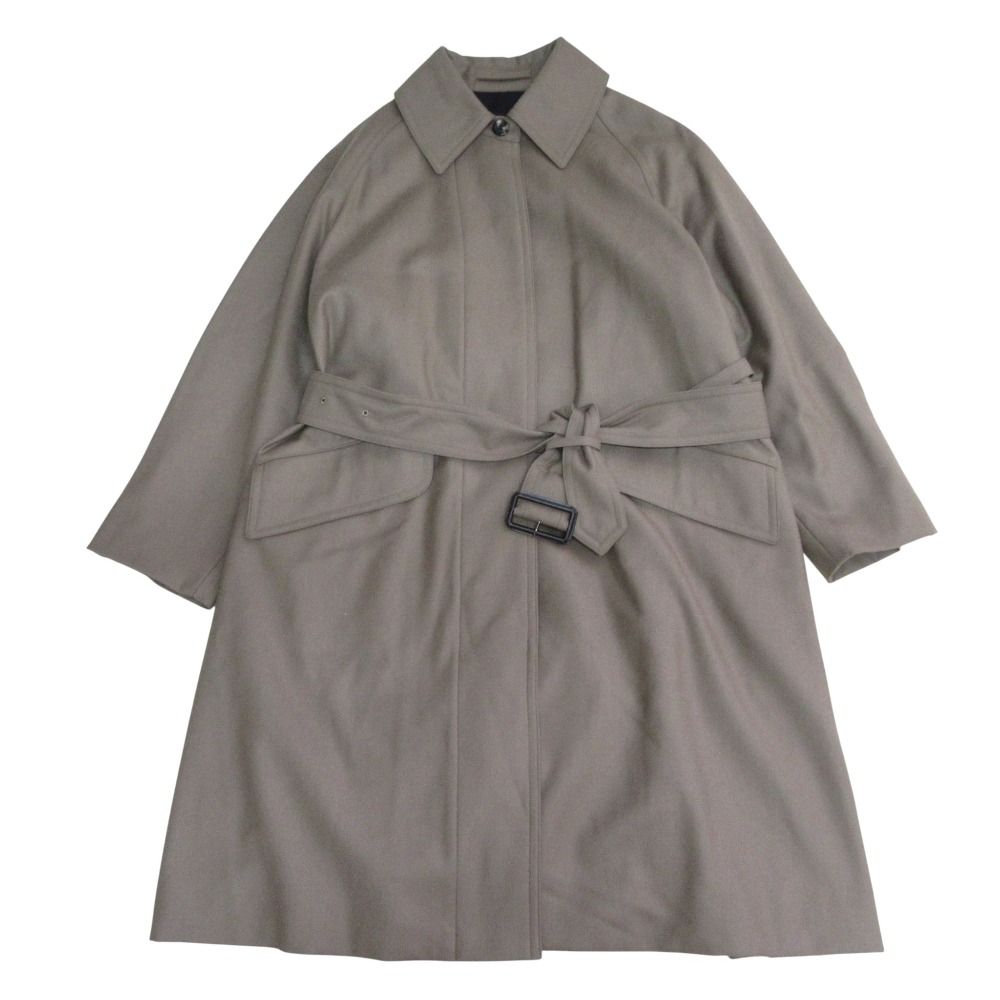 マーガレットハウエル　スタンドコート　22AW ダークグリーン　M マーガレットハウエル スタンドコート 22AW ダークグリーン M