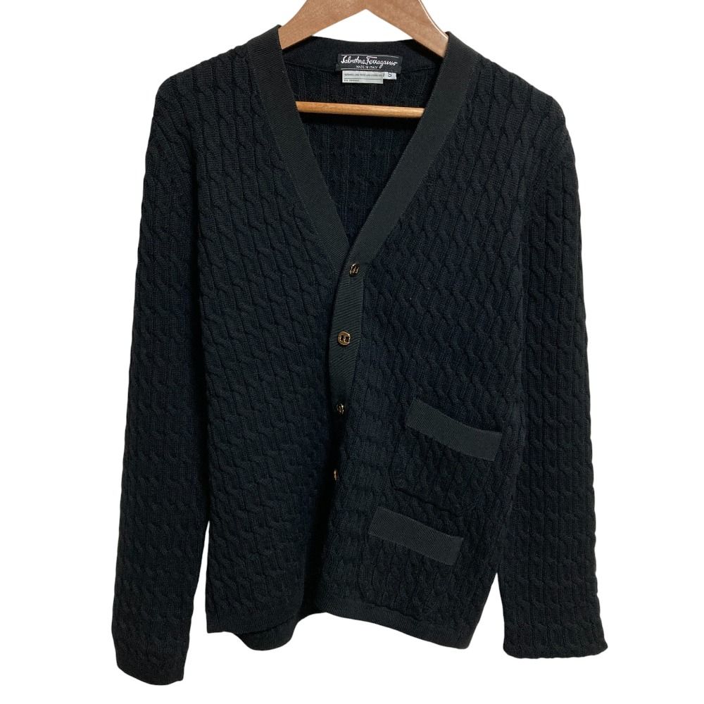 フェラガモ　ヴィンテージカーディガン 美品 Salvatore Ferragamo サルヴァトーレフェラガモ ヴィンテージ