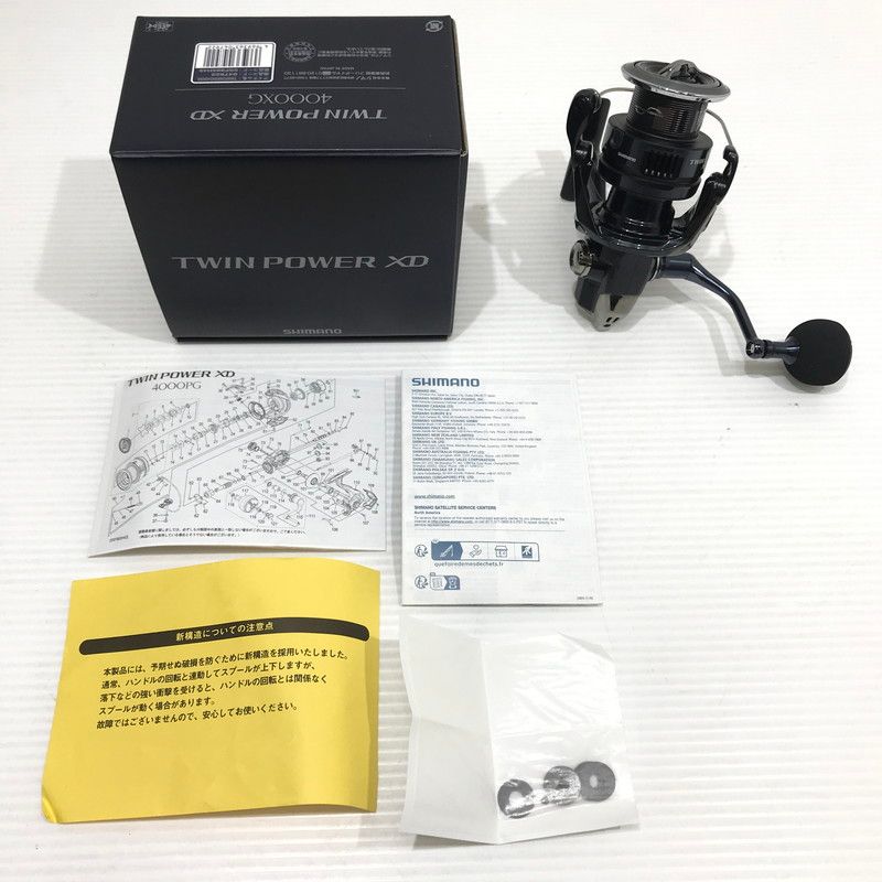 中古美品】SHIMANO シマノ 25 TWINPOWER XD ツインパワー XD 4000XG