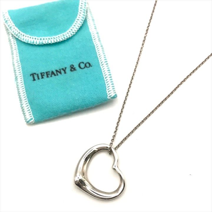 超美品 Tiffany＆Co. ティファニー ビッグ オープンハート シルバー
