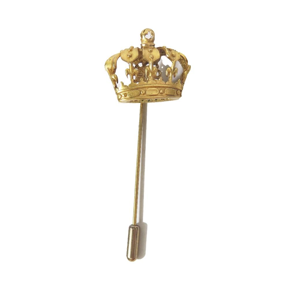 美品 DOLCE&GABBANA ドルチェアンドガッバーナ ピンブローチ クラウン