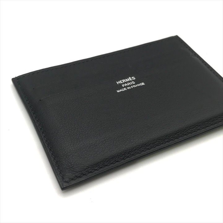 未使用保管品 HERMES エルメス シチズンツイル カードケース レザー
