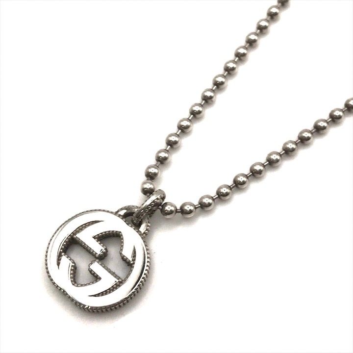 GUCCI ネックレス グッチ インターロッキング G ボールチェーン 【公式