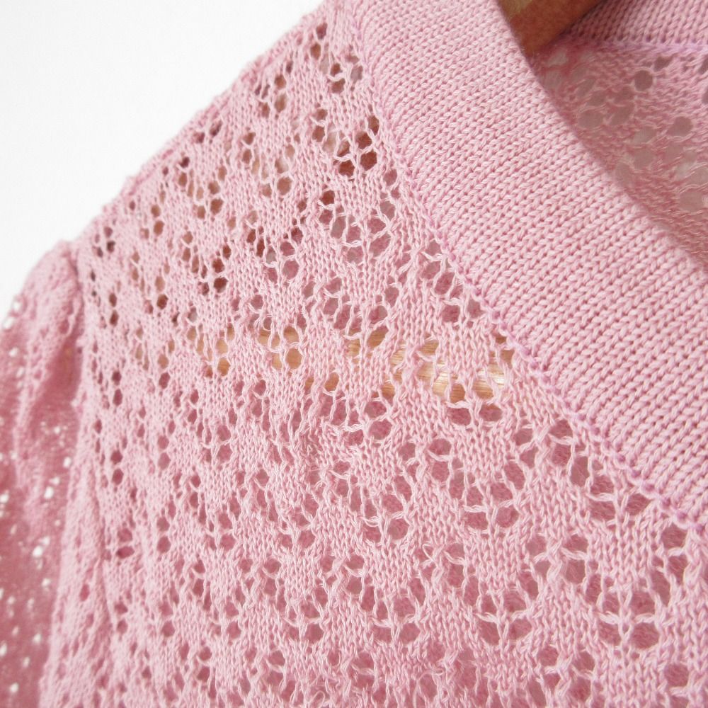 美品 Rene ルネ 25年商品 Knit Cardigan カーディガン ボレロ 6532100