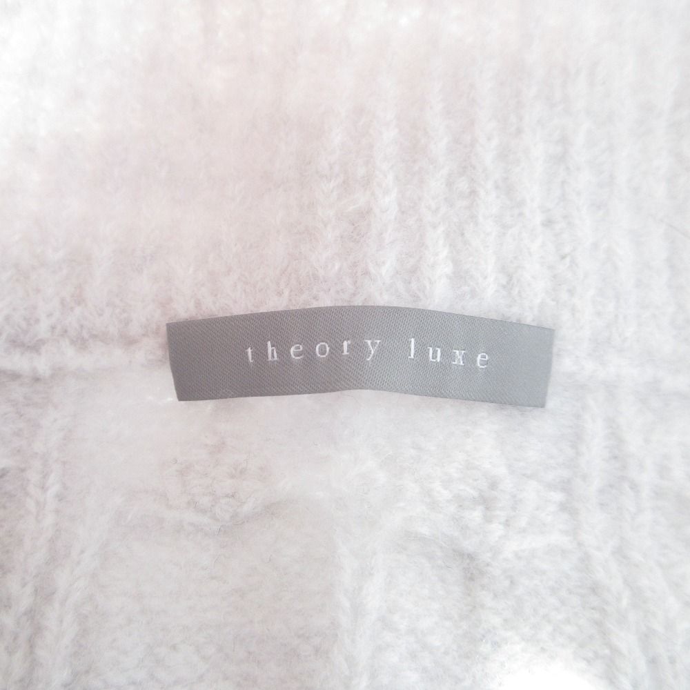 美品 24AW Theory luxe セオリーリュクス FELTED KNIT SHERRY ハーフ
