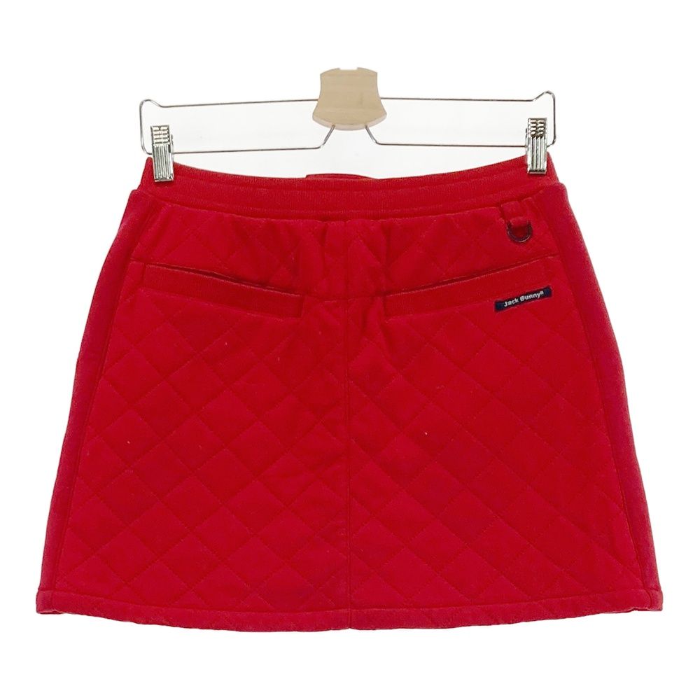 サイズ：2 JACK BUNNY ジャックバニー 中綿スカート チェック柄 レッド