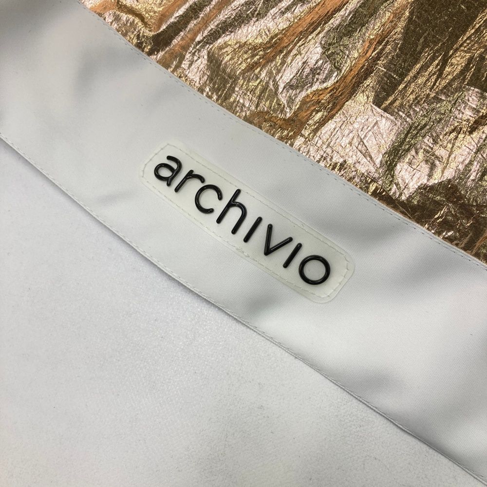 サイズ：38 ARCHIVIO アルチビオ 中綿スカート ゴールド系
