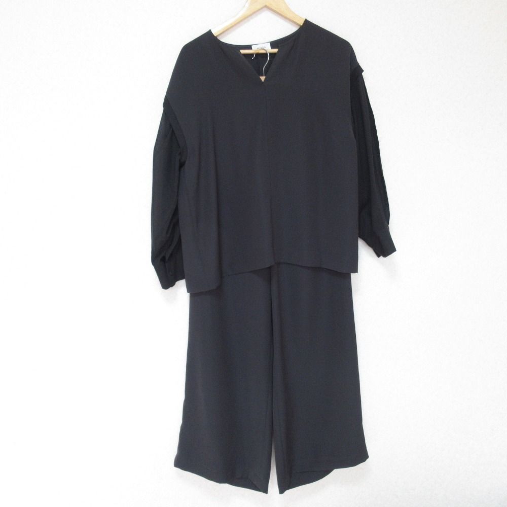 モガ MOGA ダブルクロス セットアップ ブラウス スカート 2 24AW 良品 24AW MOGA モガ 2WAYダブルクロスシアースリーブドッキング