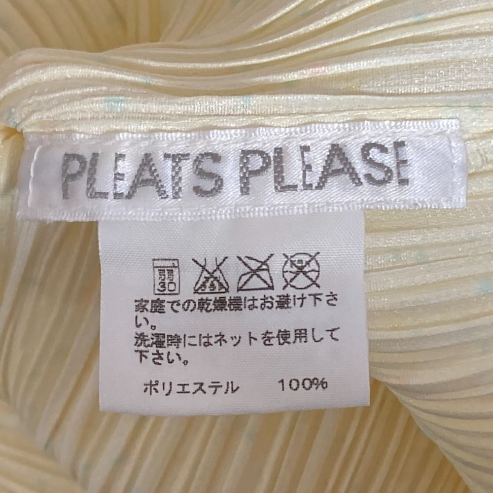 新品同 プリーツプリーズ ざっくりカットソー マルチカラー サイズ3 M