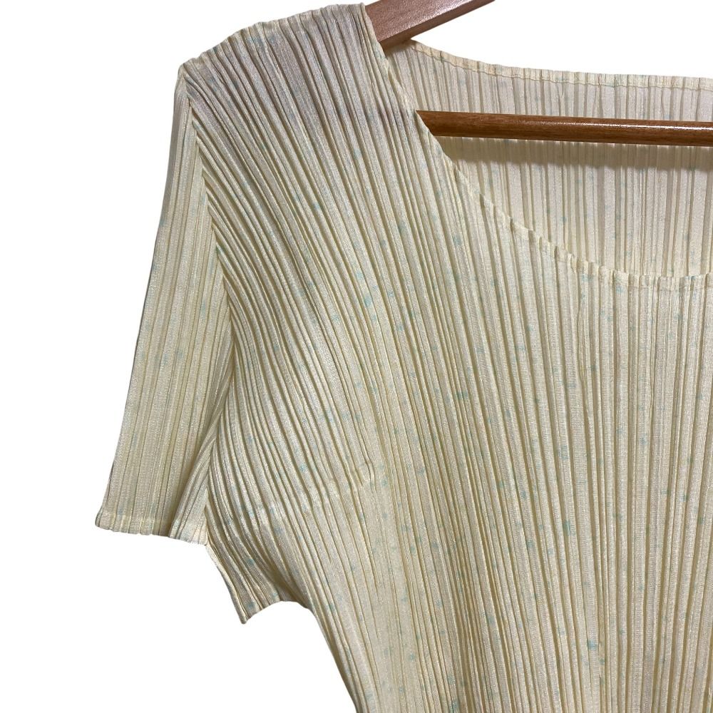 良品 PLEATS PLEASE プリーツプリーズ イッセイミヤケ 斑模様 ショート