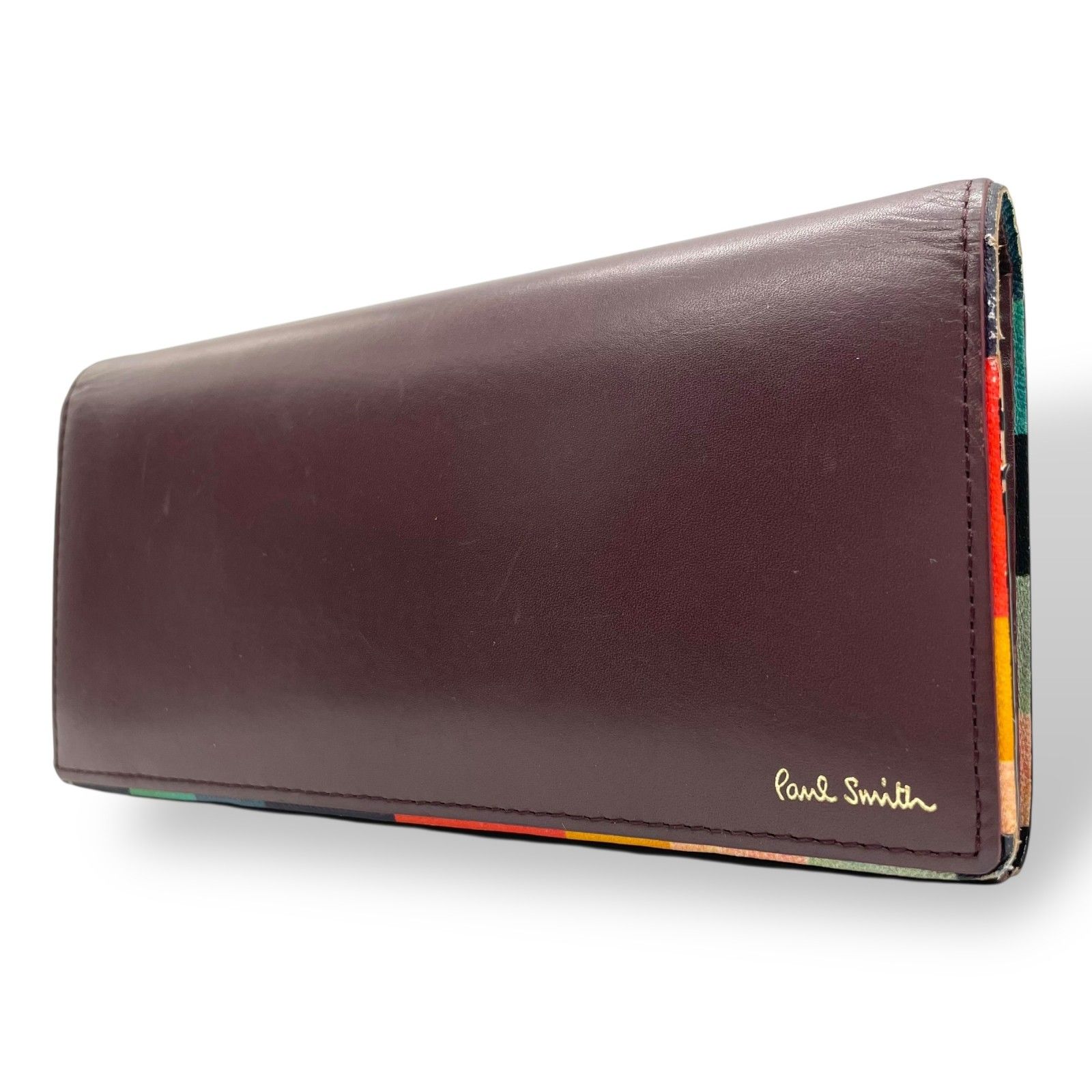ポールスミス スワールストライプ 長財布 マルチカラー Paul Smith（ポール・スミス） 長財布 財布 メンズ ブランド