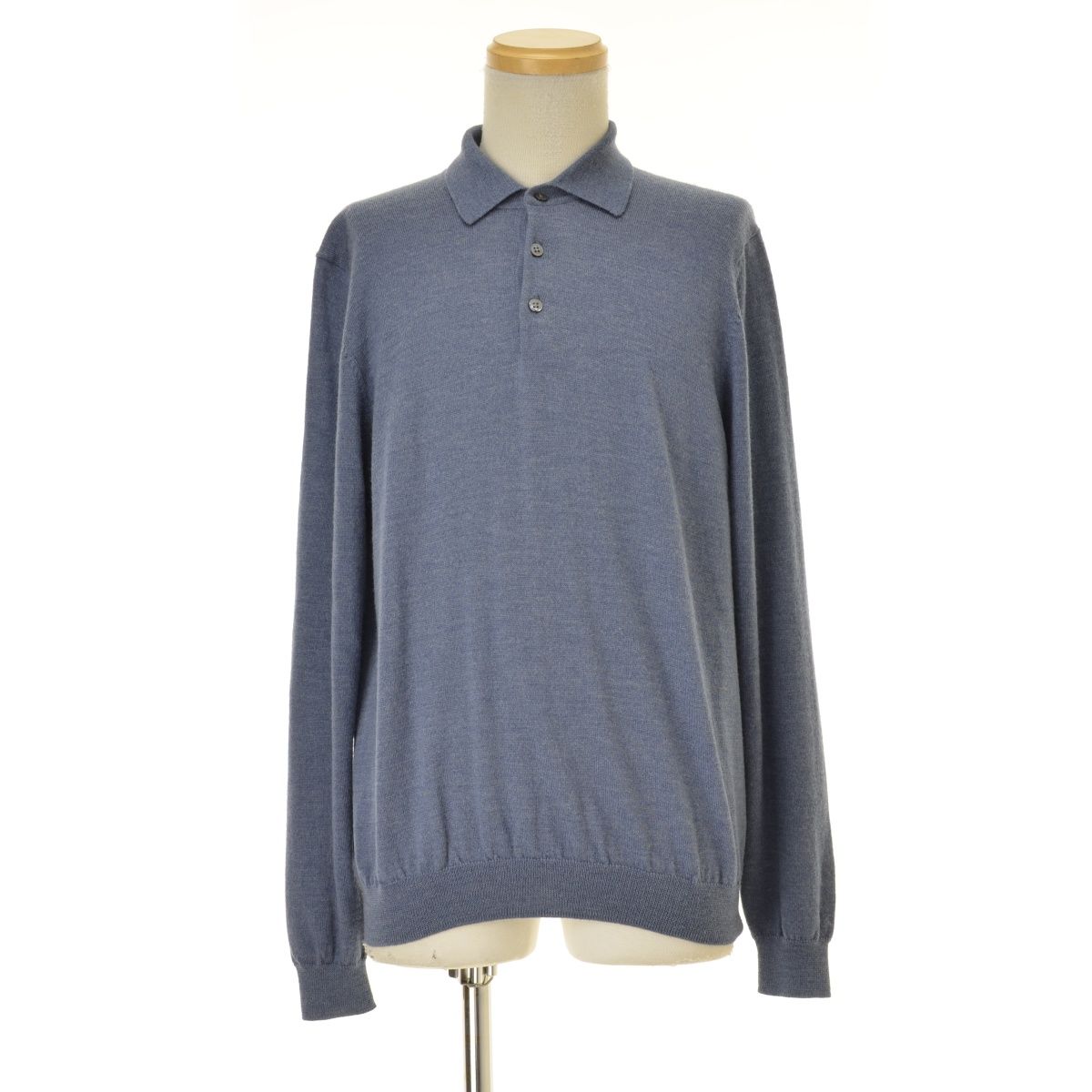 BROOKSBROTHERS】346 EXTRA FINE ITALIAN MERINO ポロ ウール長袖