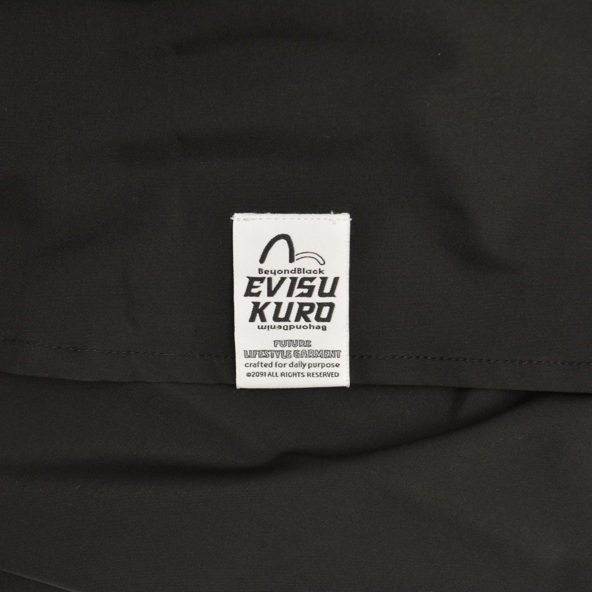 【EVISU】KURO 25AW 2ESGNM5SJ5028RXSN SHIRT JACKET エンボスロゴ リラックスフィット シャツジャケット EVISU】KURO 25AW 2ESGNM5SJ5028RXSN SHIRT JACKET エンボスロゴ