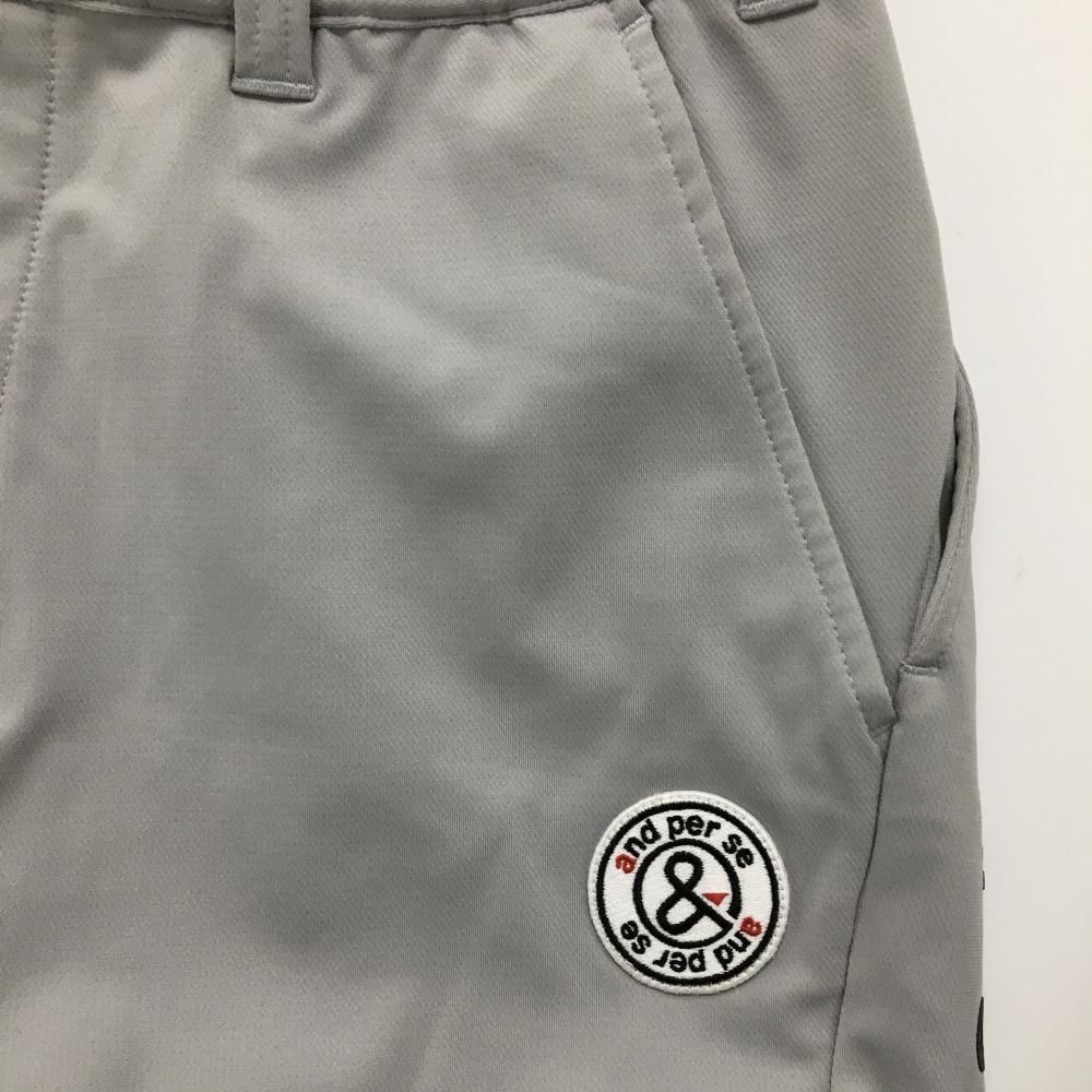 アンパスィ】2024年ロゴネーム×ラバーロゴ ストレッチゴルフハーフ