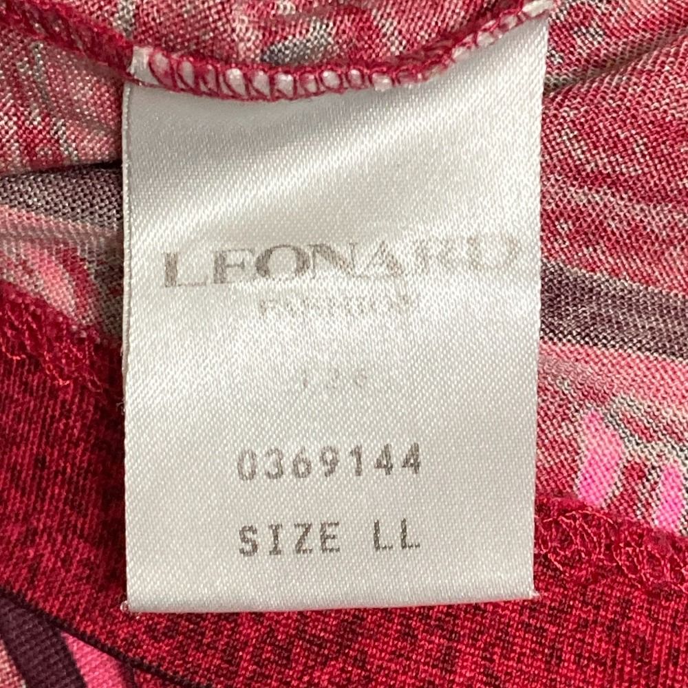 美品 LEONARD レオナール ウールシルク ペイズリー 美品 LEONARD レオナール ウールシルク ペイズリー フラワープリント