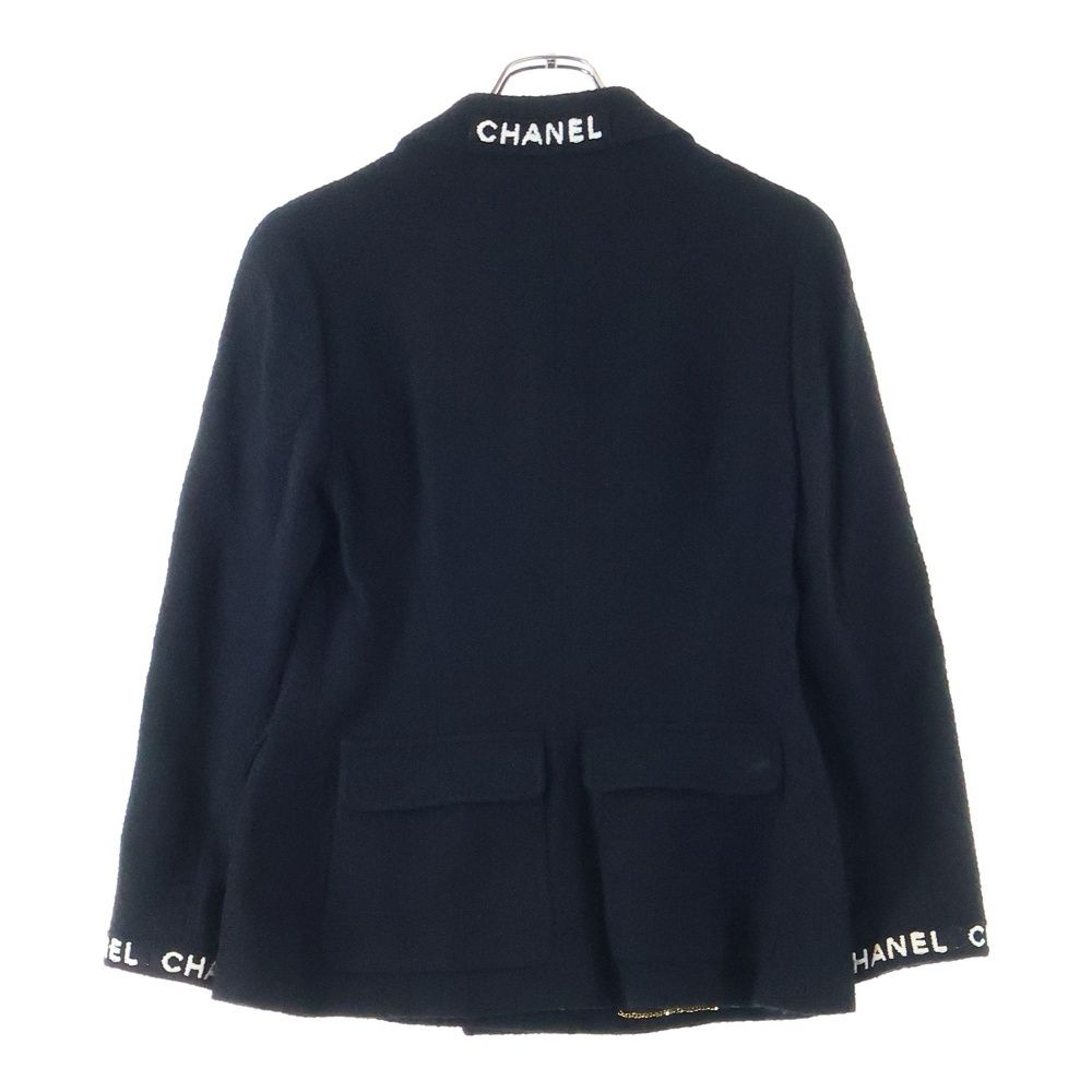 CHANEL (シャネル) 95AW ココマークボタン ロゴジャガード ウール