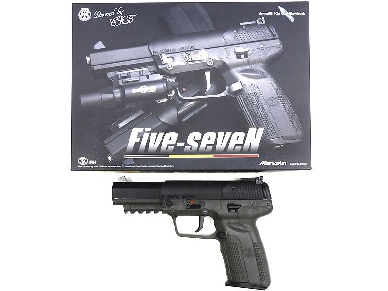 マルシン] Five-seveN FN社ライセンス V2 6mmBB 真鍮ピストン仕様 ODG