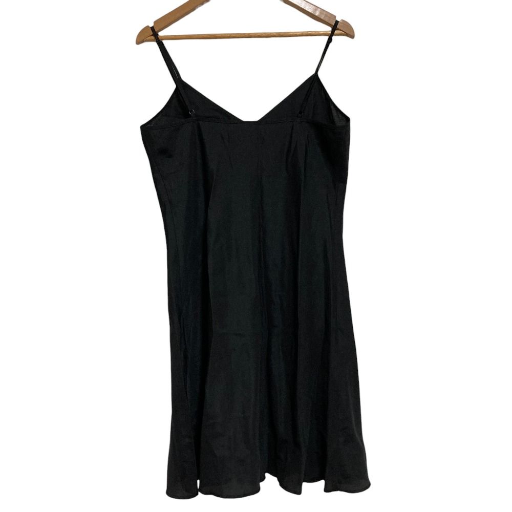  ANNASUI アナスイ レトロフラワー柄 長袖 シアーシャツワンピース サイズP オレンジ レディース 古着 長袖 七分袖 ひざ丈ワンピース