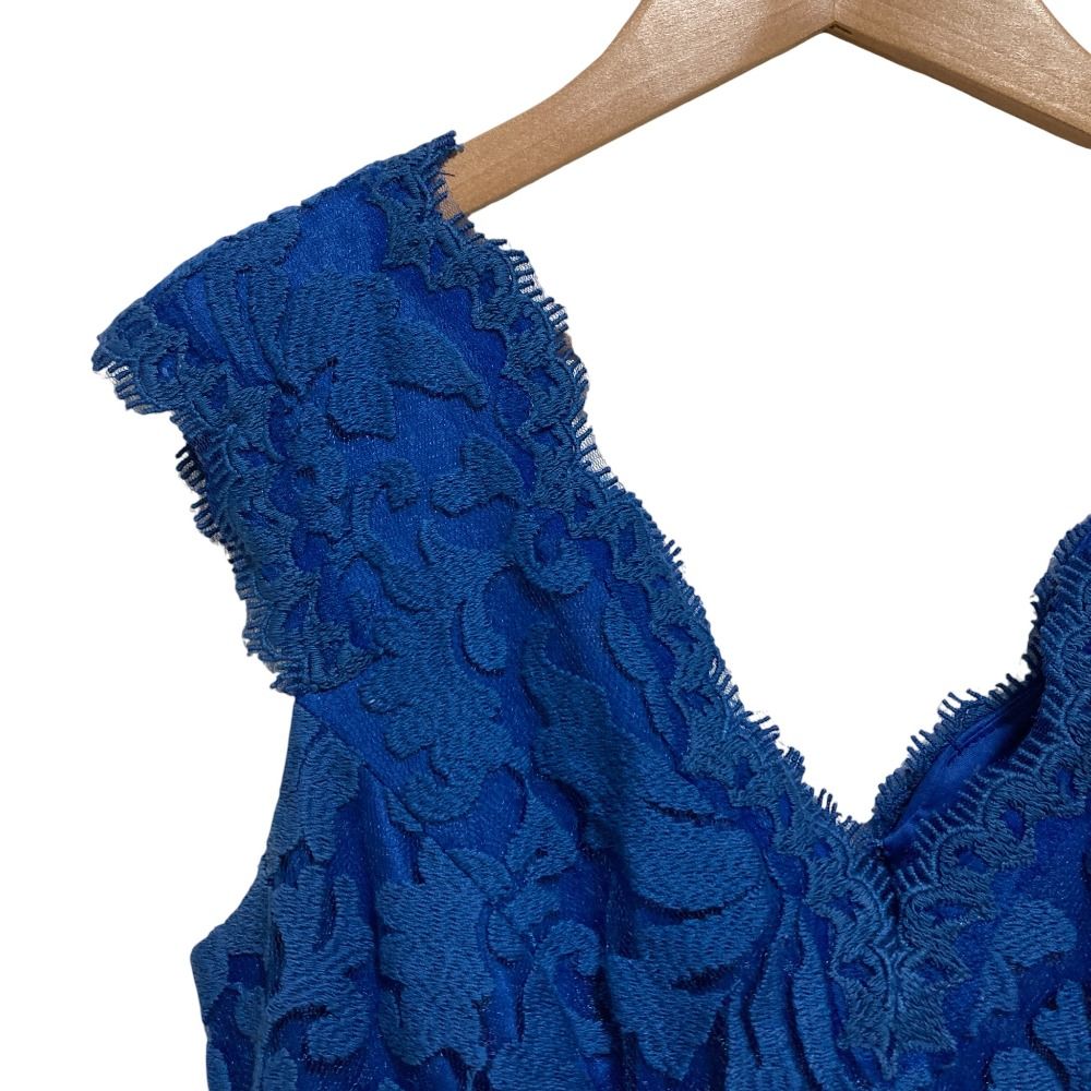 美品 TADASHI SHOJI タダシショージ エンブロイダリー レース ロング