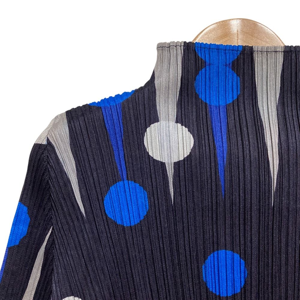 美品 PLEATS PLEASE プリーツプリーズ イッセイミヤケ ドット柄
