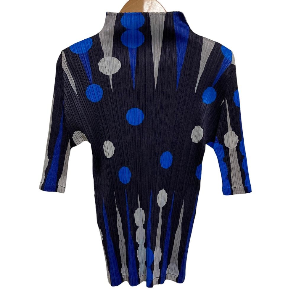 美品 PLEATS PLEASE プリーツプリーズ イッセイミヤケ ドット柄