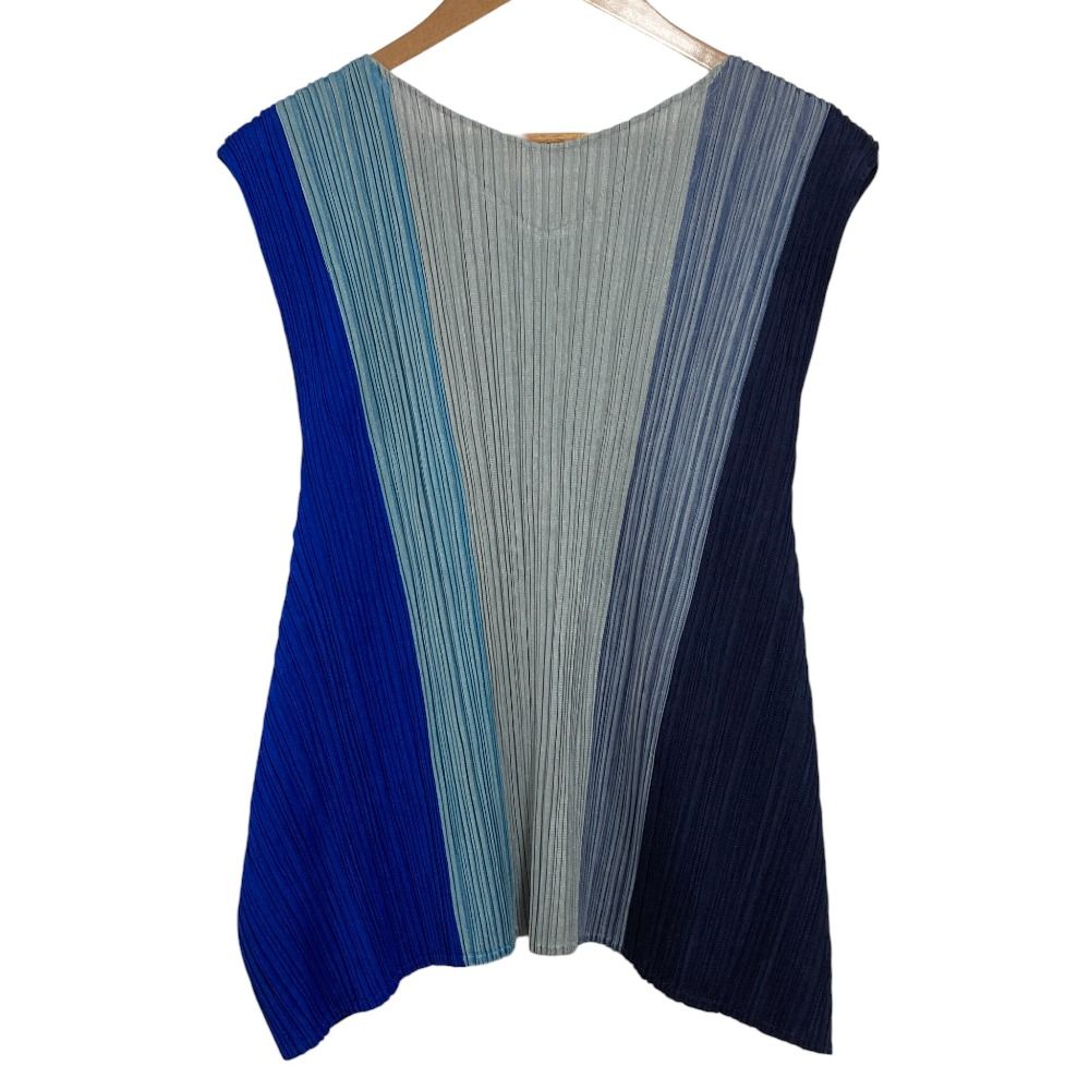 【美品】PLEATS PLEASE イッセイミヤケ ノースリーブカットソー 美品 PLEATS PLEASE ISSEY MIYAKE プリーツプリーズ イッセイミヤケ