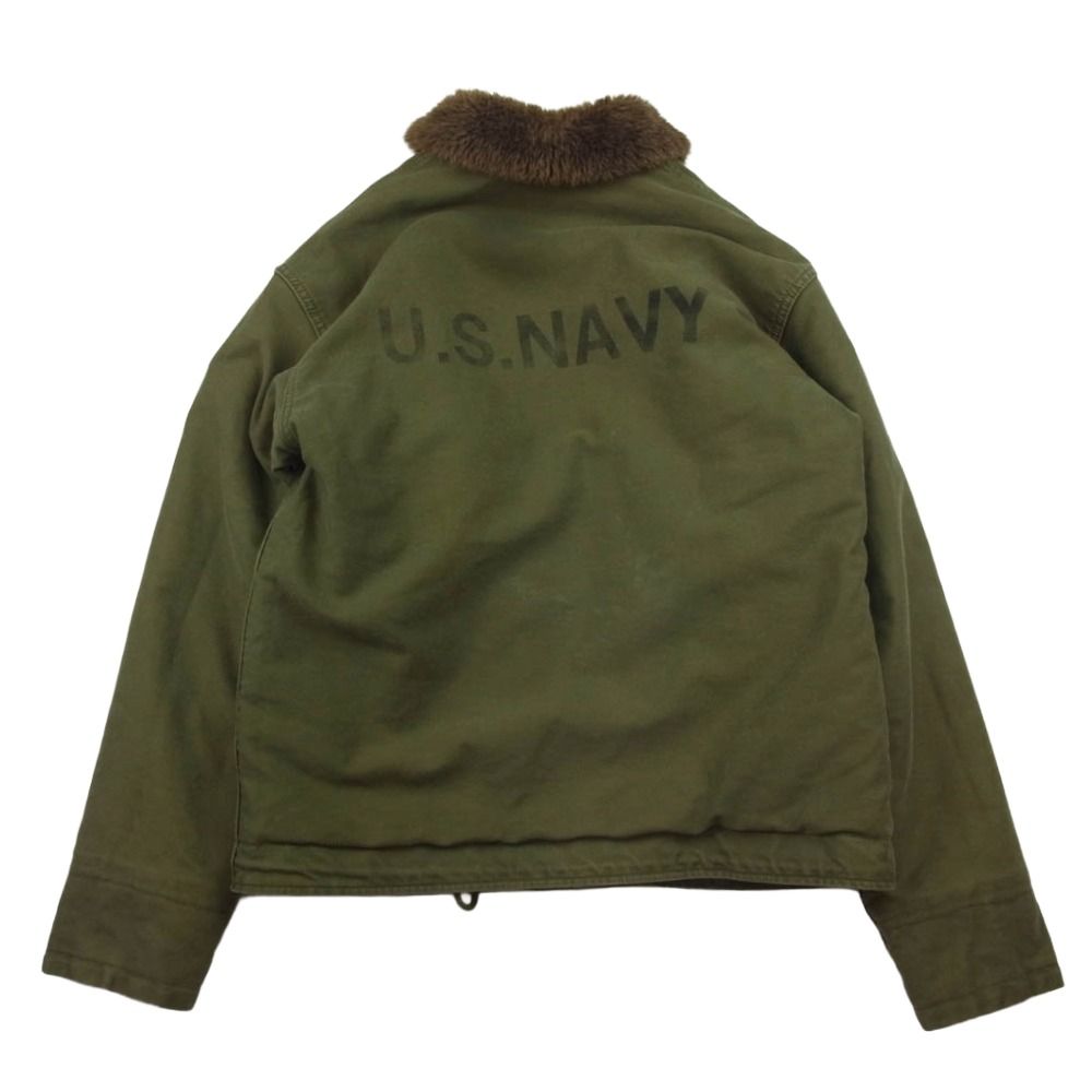 7W4 HOUSTON N-1 デッキジャケット カーキ ミリタリー 古着 楽天市場
