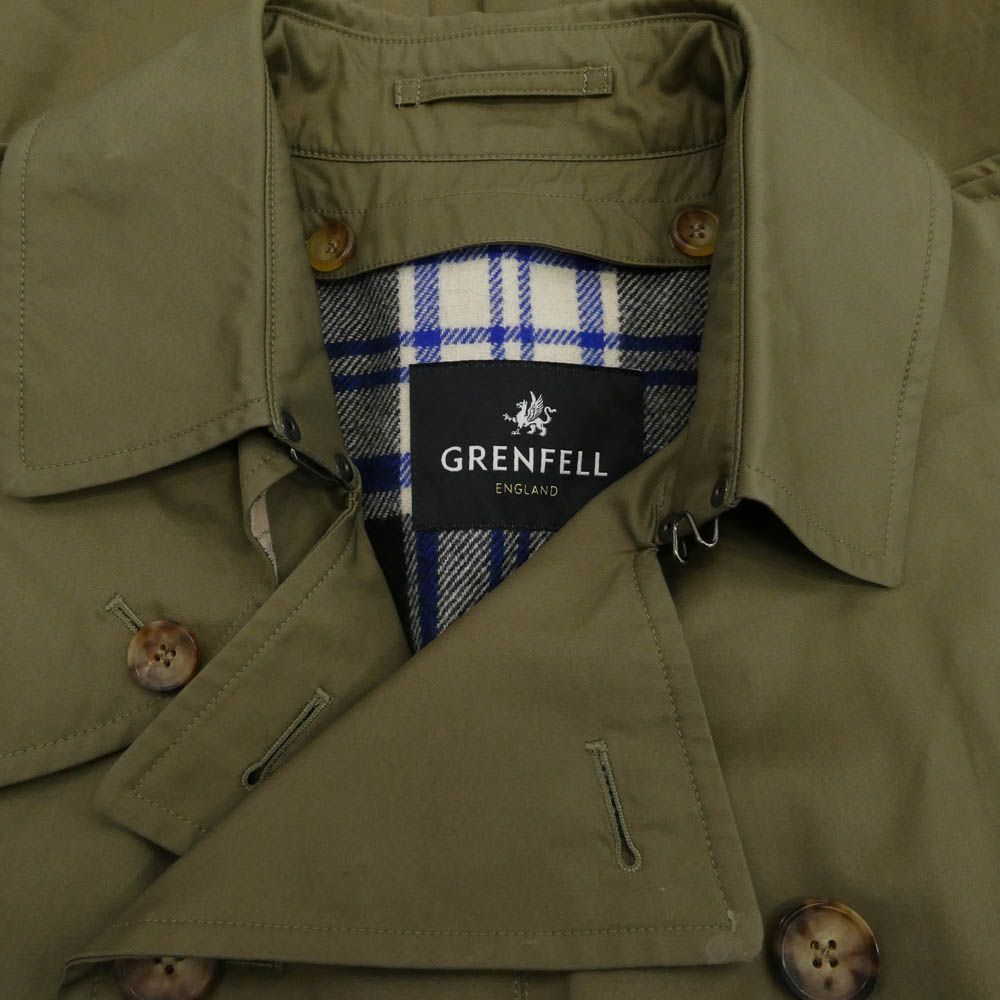 GRENFELL グレンフェル ライナー付き トレンチ コート カーキ系 38