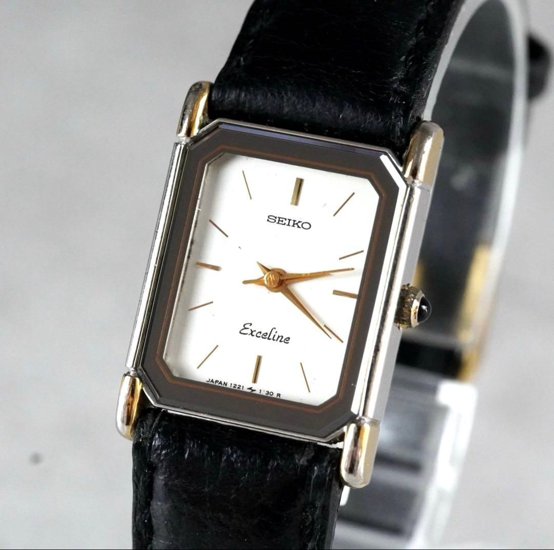 SEIKO セイコー Exceline エクセリーヌ 1221-5820 腕時計 レディース