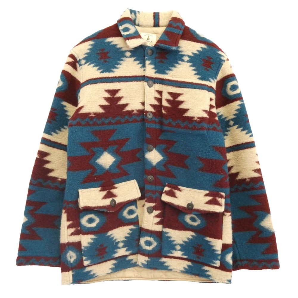 GUY ROVER ギローバー FORTELA ネイティブ柄 中綿キルティング ウール