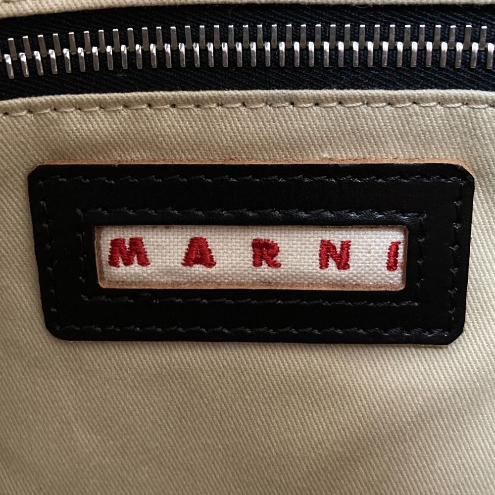 MARNIロゴ入り2wayバスケットトートバッグ カゴバッグ MARNI マルニ
