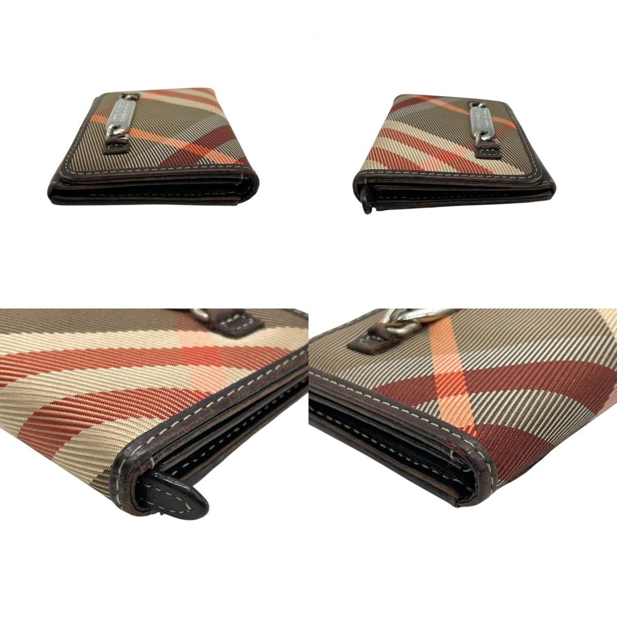 極美✨BURBERRY バーバリー 三つ折り財布 コインケース 小銭入れ