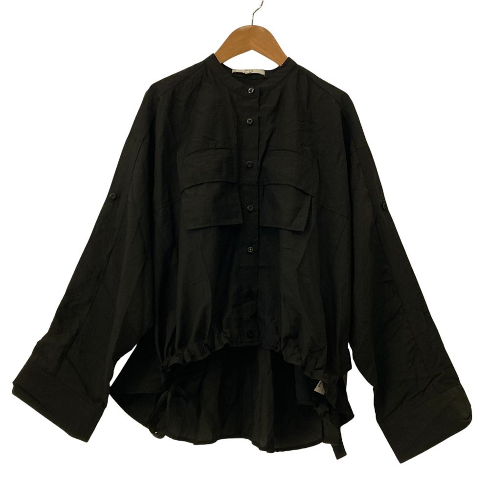 UN3D.　アウトポケットドルマンシャツ　黒　アンスリード UN3D.（アンスリード）の「アウトポケットドルマンシャツ（シャツ