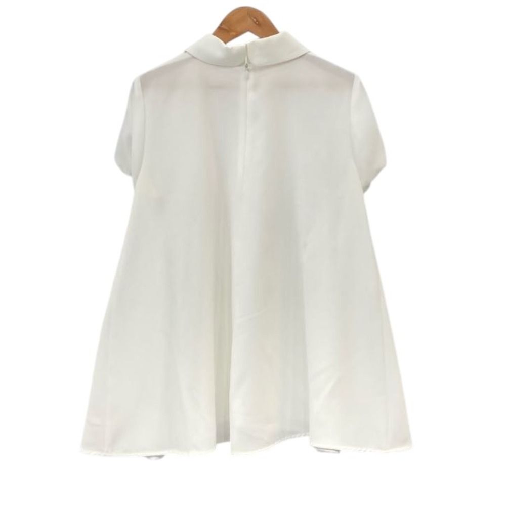 良品 22SS yori ヨリ サラサラ襟付き パフスリーブ フレアブラウス