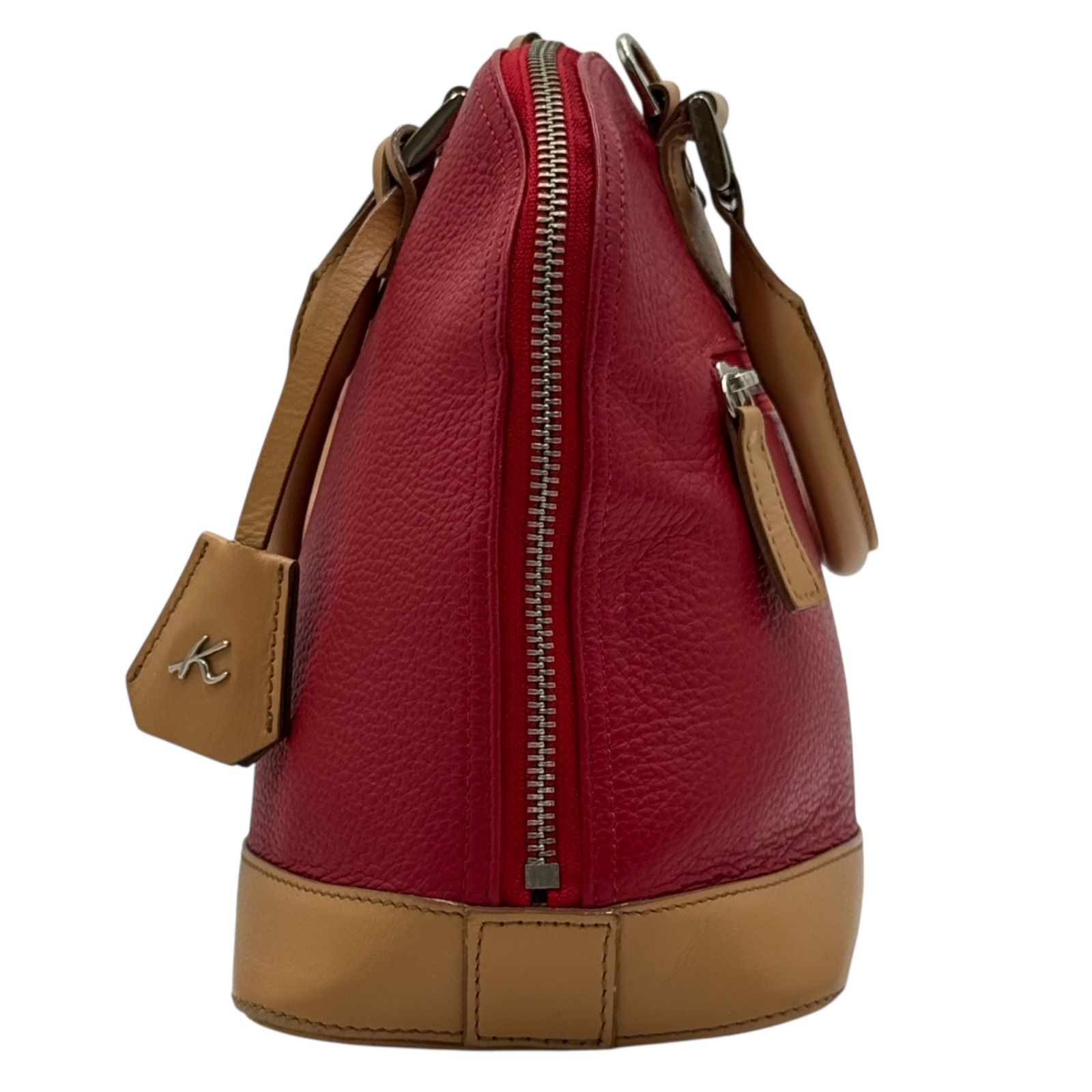 3212 kitamura キタムラ　ハンドバッグ　ショルダーバッグ レッド 3212 kitamura キタムラ ハンドバッグ ショルダーバッグ レッド