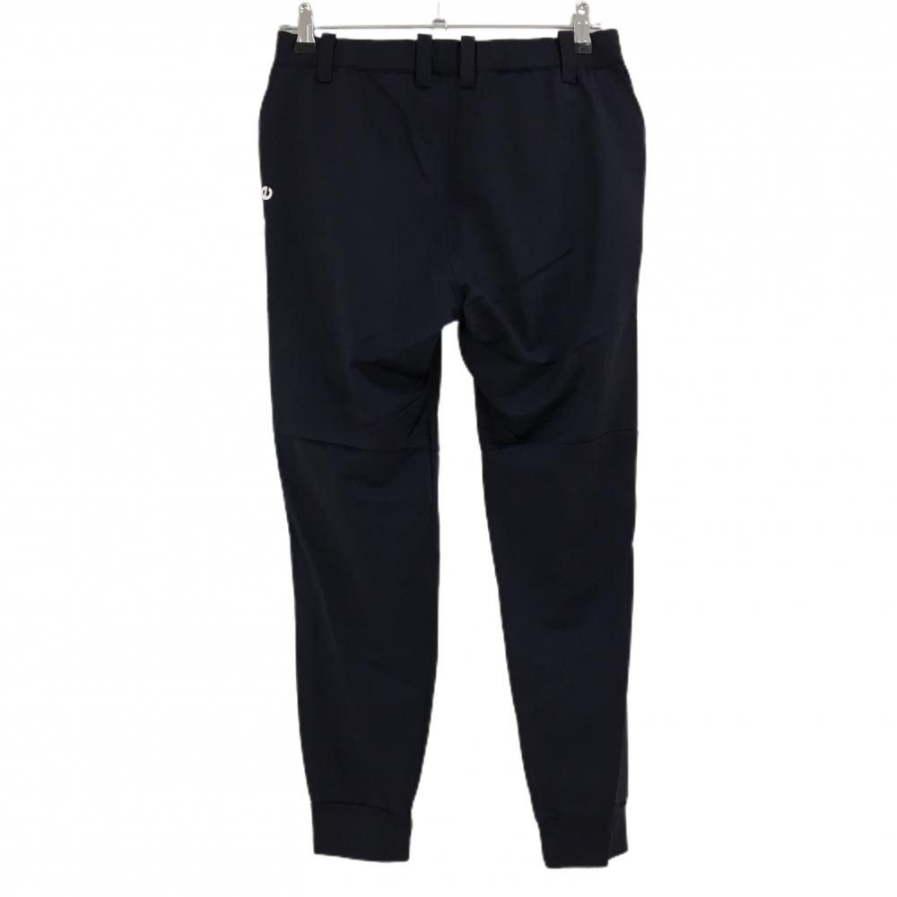 超美品】アンパスィ ジョガーパンツ ネイビー ストレッチ サイドロゴ