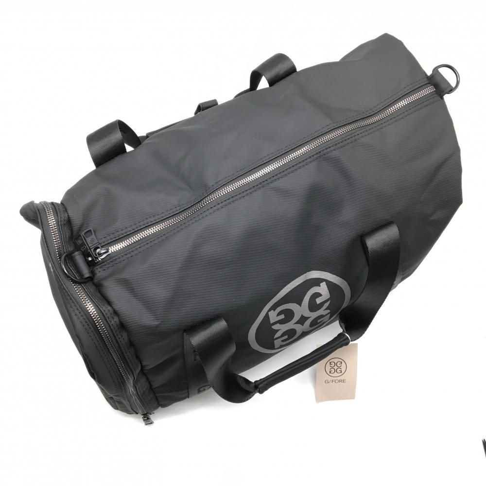 未使用 ジーフォア G/FORE 2way ハンドバッグ レザー ボストンバッグ 新品】ジーフォア 2WAYボストンバッグ 黒 シューズ収納可 ショルダー