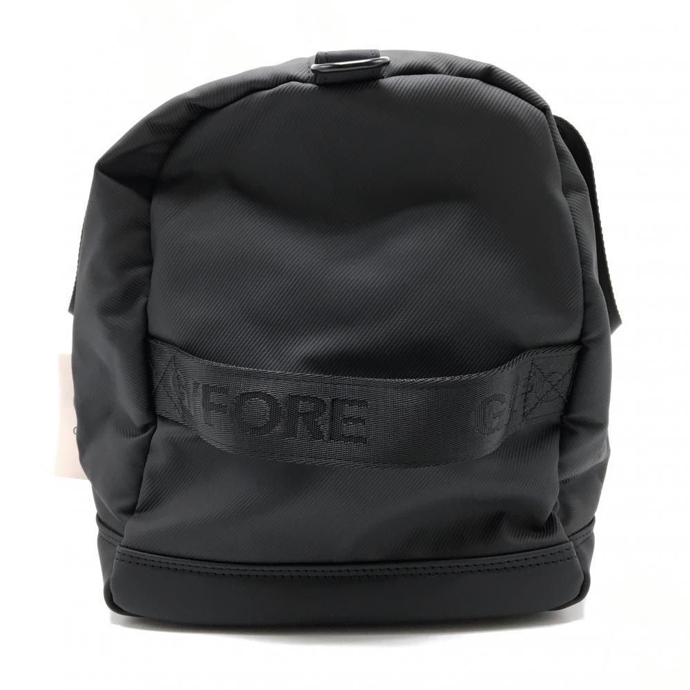 大人気！G/FORE ジーフォア ゴルフボストンバッグ シューズ収納可　黒 新品】ジーフォア 2WAYボストンバッグ 黒 シューズ収納可 ショルダー