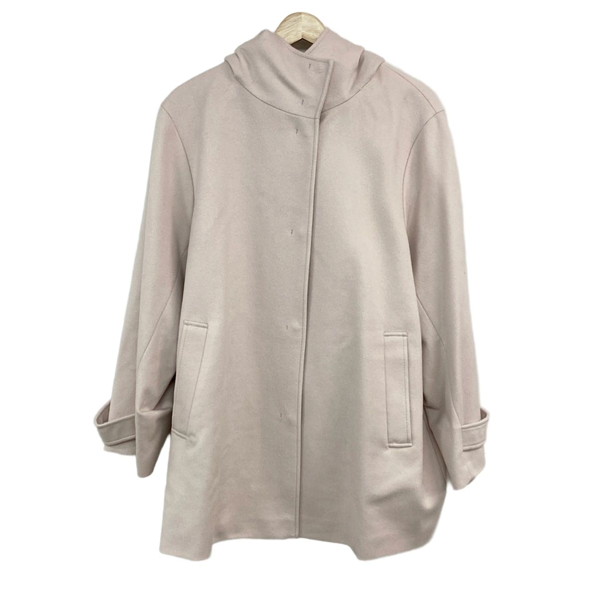 23区 ニジュウサンク コート サイズ44 L レディース ライトピンク 長袖 秋 冬