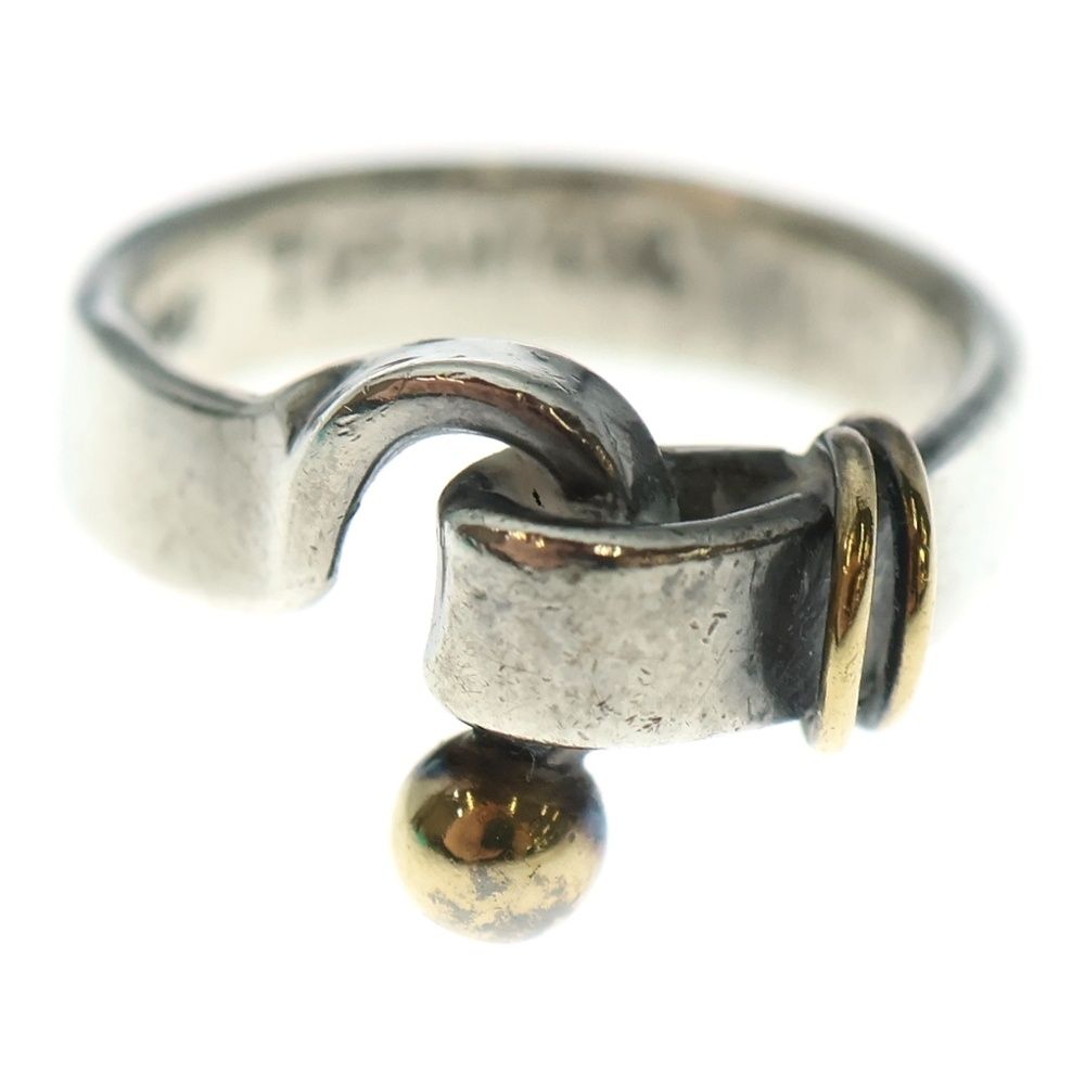 TIFFANY & Co. (ティファニー) フック&アイ リング 指輪 Ag925×Au750