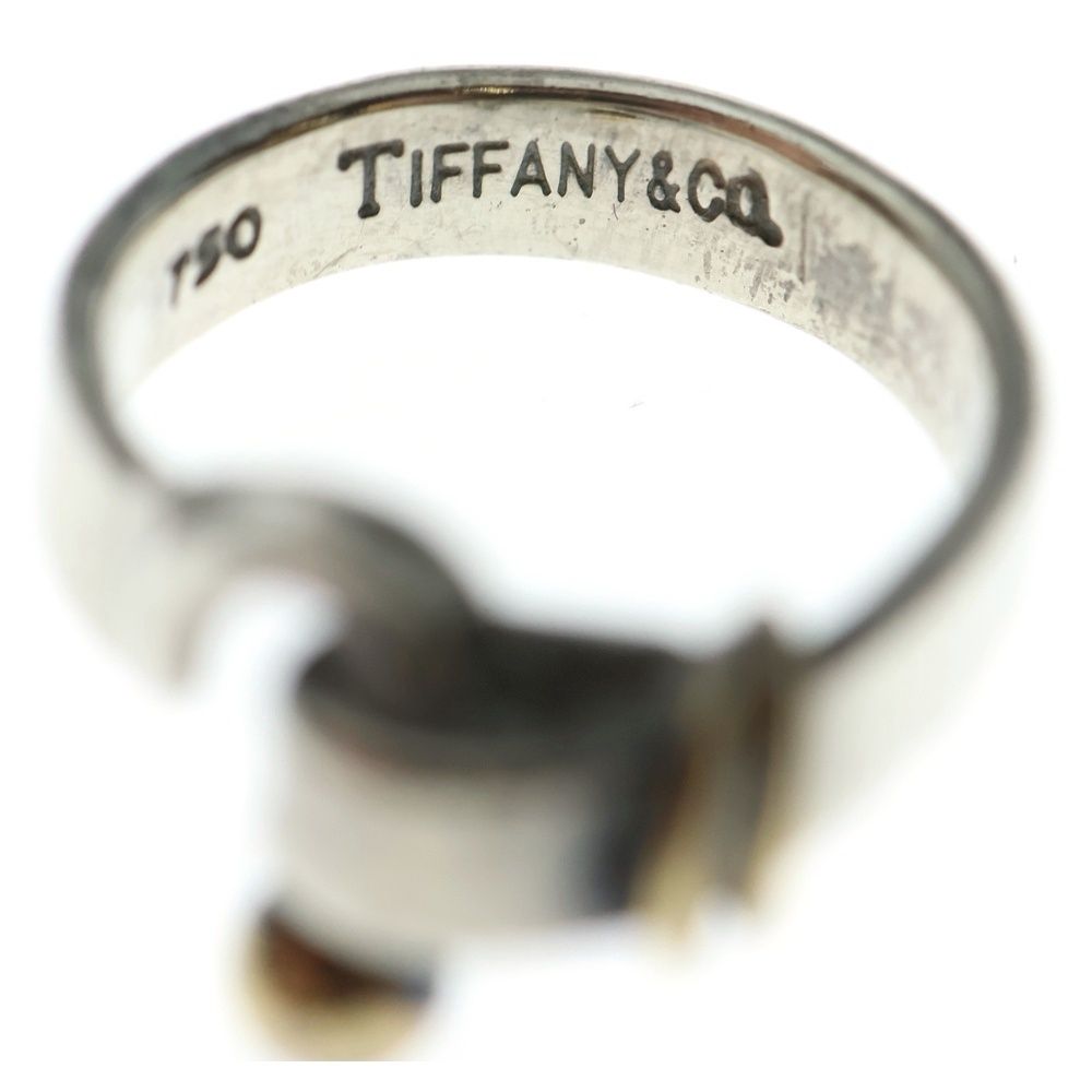 TIFFANY & Co. (ティファニー) フック&アイ リング 指輪 Ag925×Au750