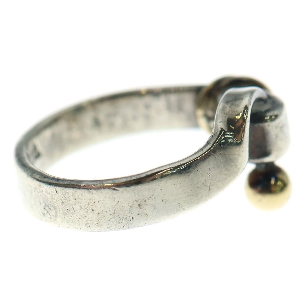 TIFFANY & Co. (ティファニー) フック&アイ リング 指輪 Ag925×Au750